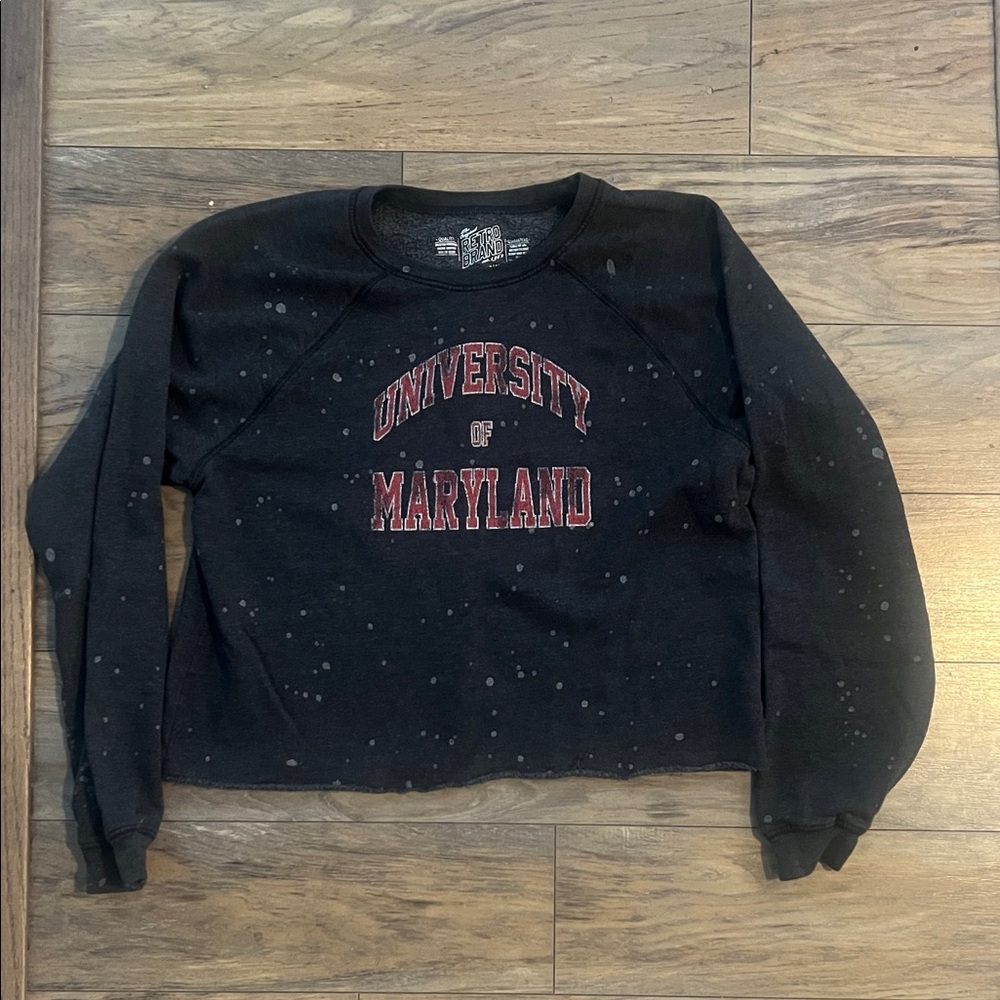 Original Retro Brand Black and Red University Sweater